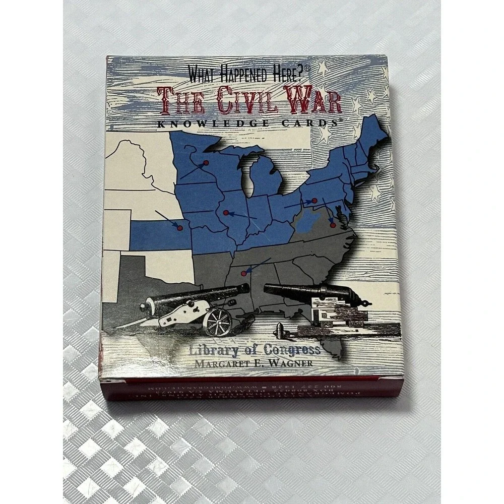 What Happened Here- The Civil War Knowledge Cards (48 Card Deck) Margaret Wagner